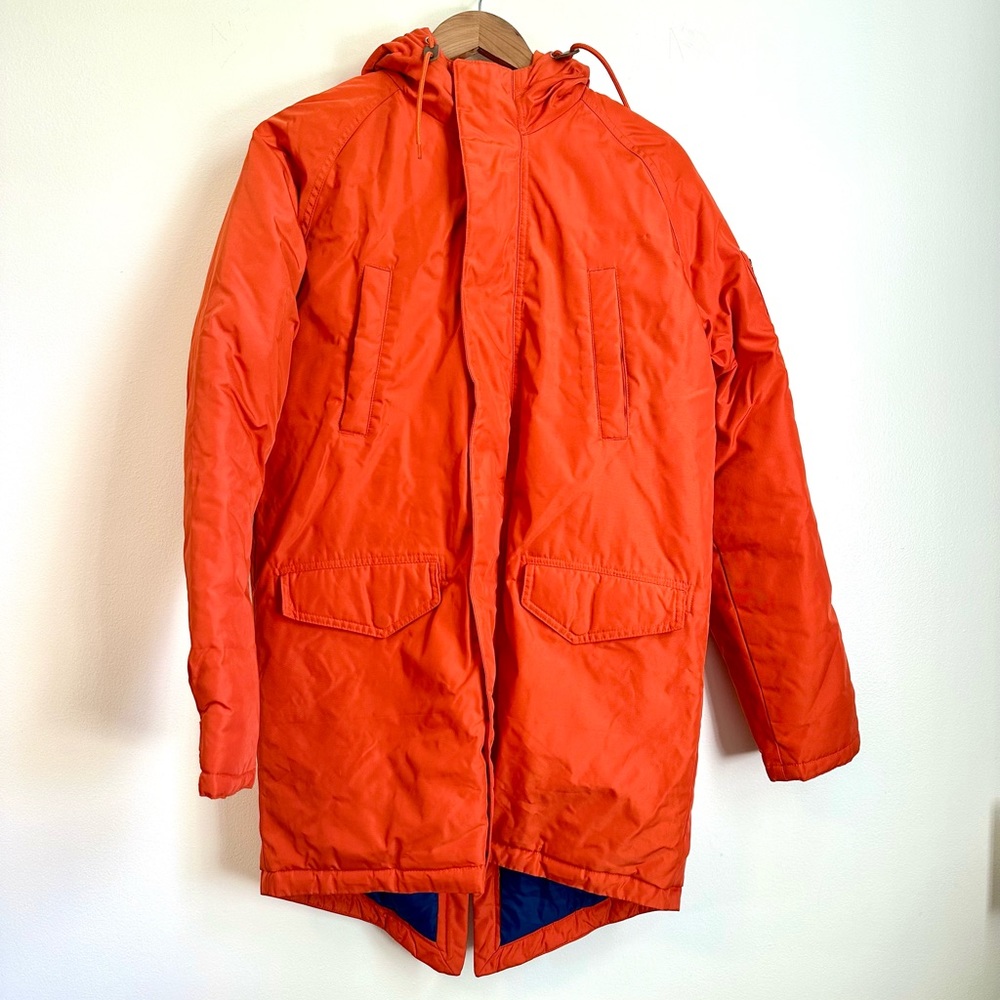 Old Navy Fishtail Parka - Orange - Men’s Small